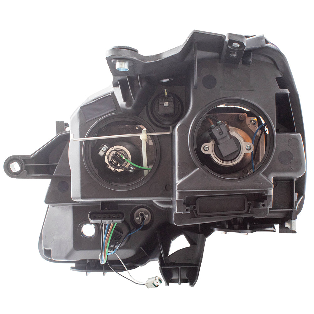 Brock Replacement Halogen Headlight Passenger Headlamp Right Clear Lens Compatible with 08-12 Acadia