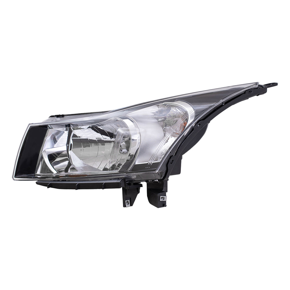 Brock Driver & Passenger Side Headlight Assemblies for 12-15 Cruze &2016 Cruze Limited