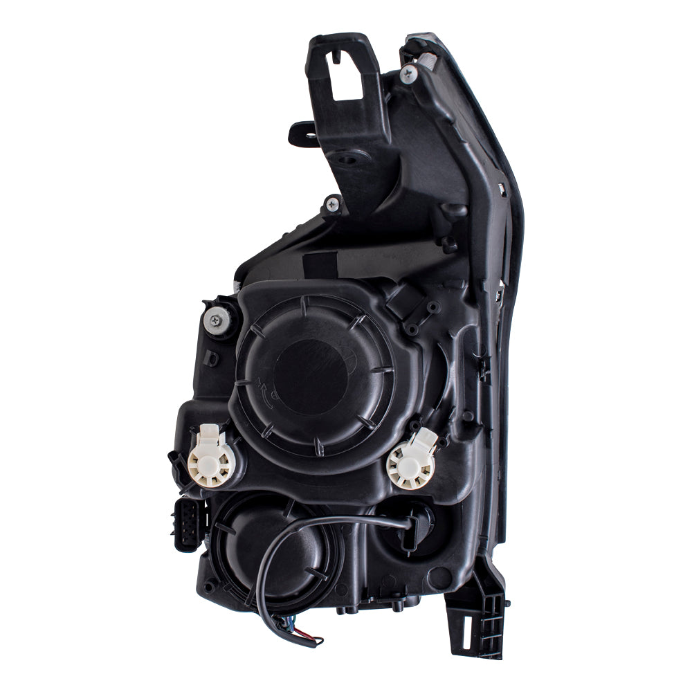 Brock Aftermarket Replacement Passenger Right Halogen Combination Headlight Assembly CAPA Certified Compatible with 2010-2013 Cadillac SRX