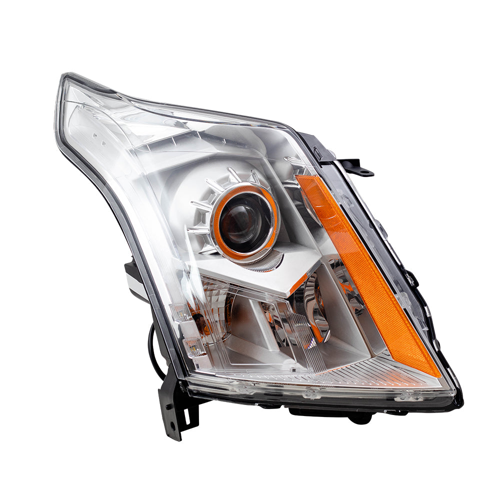 Headlight fits 2010-2013 Cadillac SRX Passenger Halogen Headlamp Lens & Housing