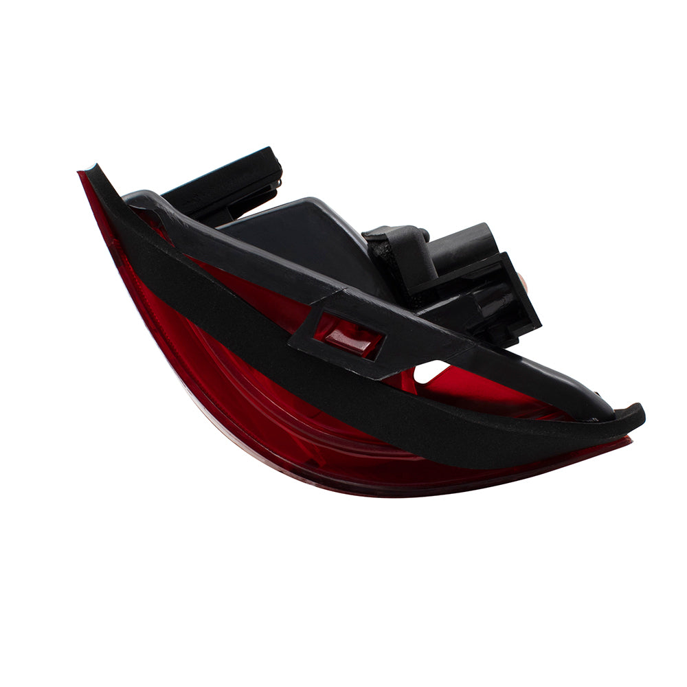 Brock Replacement Set Tail Lights with Bulb Sockets & Connector Plate Compatible with 88-99 Pickup 00 2500/3500 C/K Old Body Style Truck