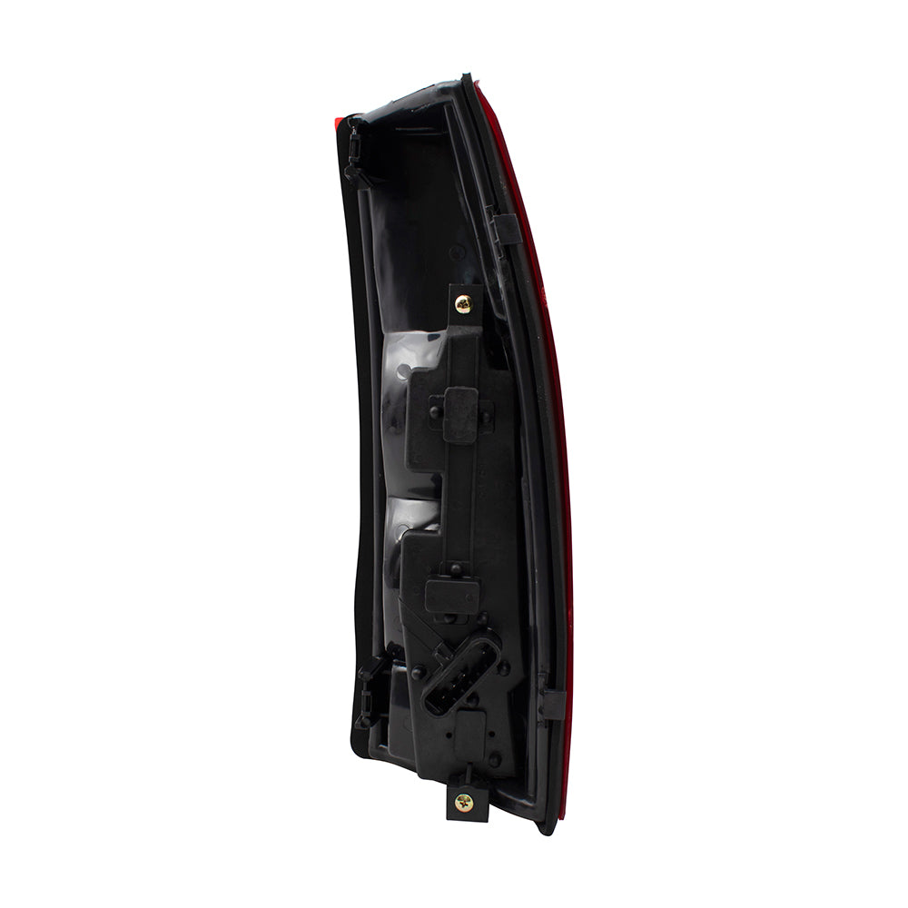 Brock Replacement Driver Tail Light with Bulb Sockets & Connector Plate Compatible with 88-99 Pickup 00 2500/3500 C/K Old Body Style Truck
