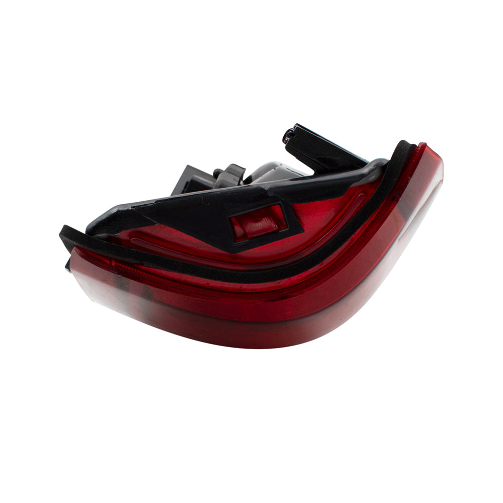 Brock Replacement Driver Tail Light with Bulb Sockets & Connector Plate Compatible with 88-99 Pickup 00 2500/3500 C/K Old Body Style Truck