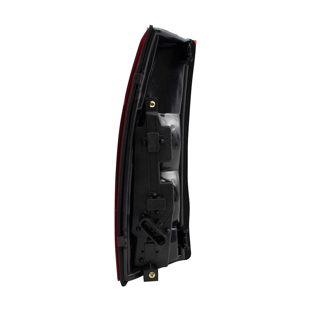 Brock Replacement Passenger Tail Light with Bulb Sockets & Connector Plate Compatible with 88-99 Pickup 00 2500/3500 C/K Old Body Style Truck