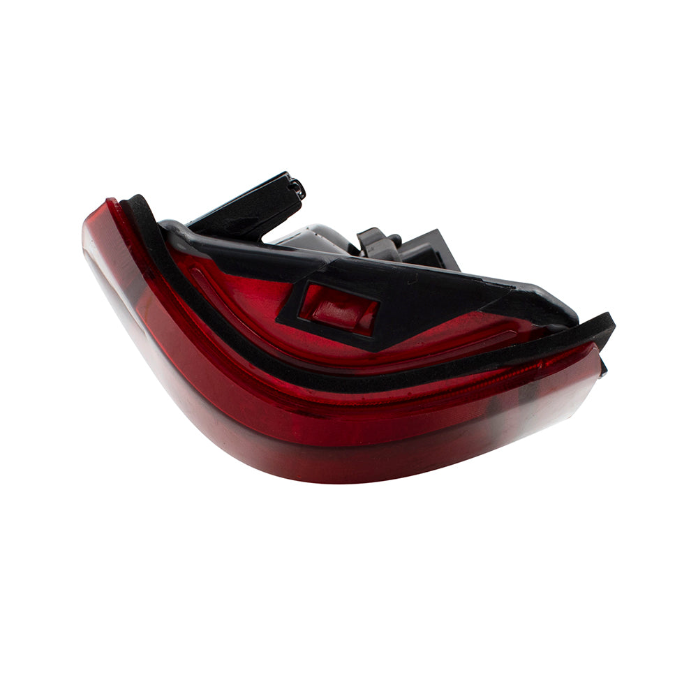 Brock Replacement Passenger Tail Light with Bulb Sockets & Connector Plate Compatible with 88-99 Pickup 00 2500/3500 C/K Old Body Style Truck