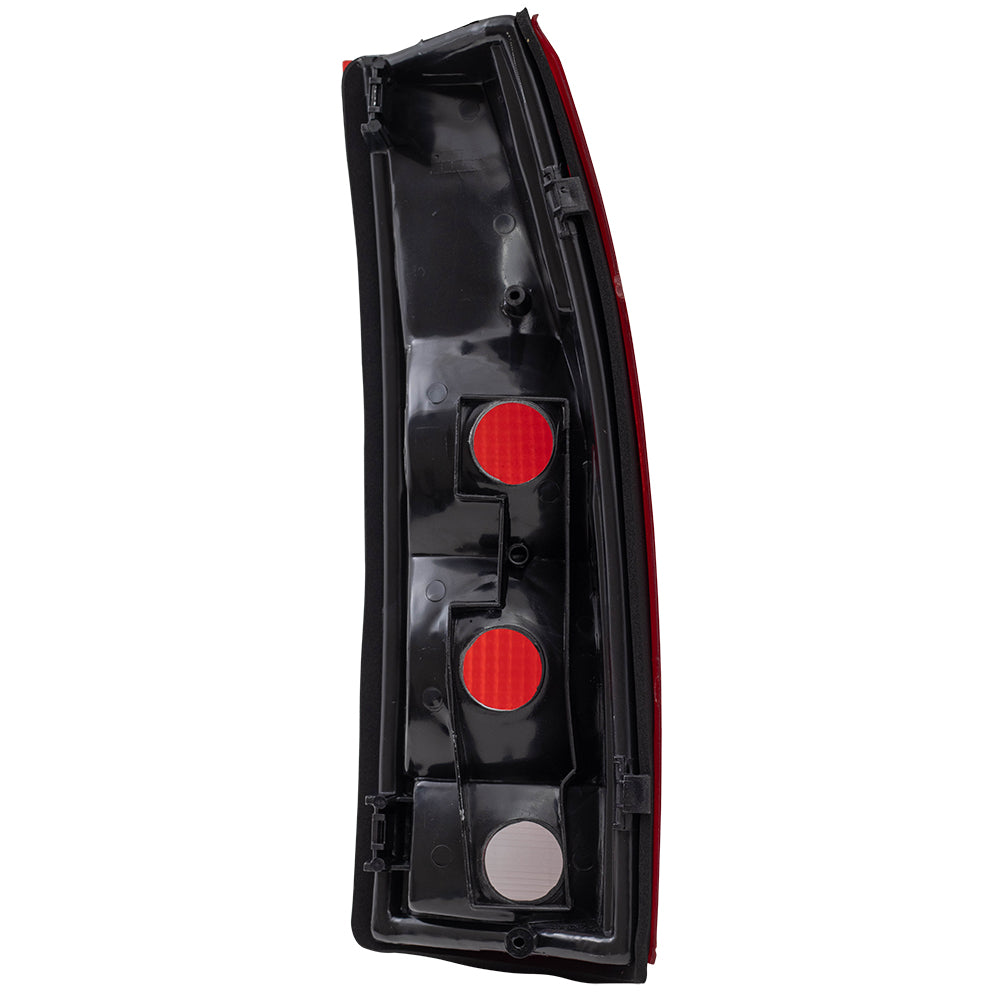 Brock Replacement Driver Tail Light Compatible with 88-99 C1500 K1500 C2500 K2500 C3500 K3500 Pickup 16506355