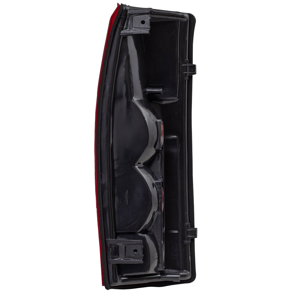 Brock Replacement Driver Tail Light Compatible with 88-99 C1500 K1500 C2500 K2500 C3500 K3500 Pickup 16506355