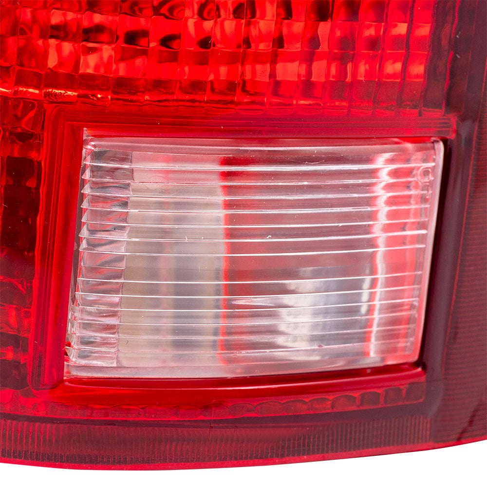 Brock Replacement Driver Tail Light Compatible with 88-99 C1500 K1500 C2500 K2500 C3500 K3500 Pickup 16506355