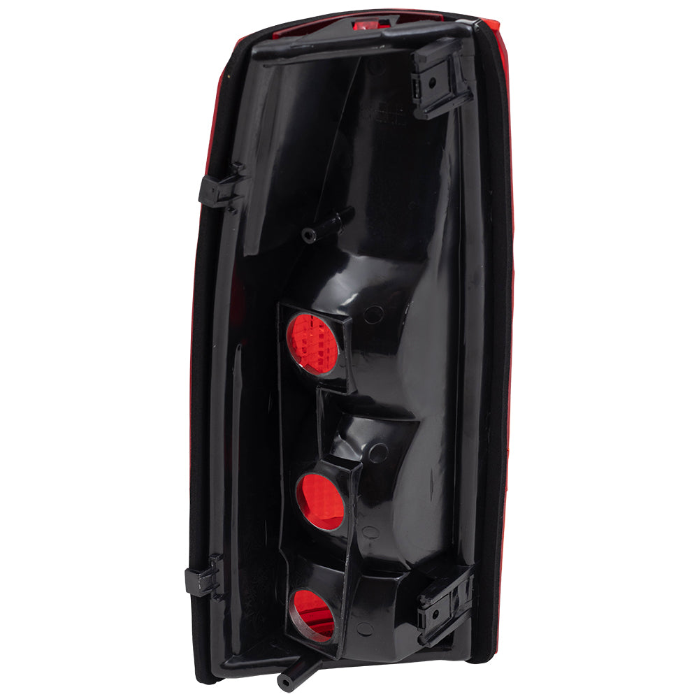 Brock Replacement Passenger Tail Light Compatible with 88-99 C1500 K1500 C2500 K2500 C3500 K3500 Pickup Truck 16506356