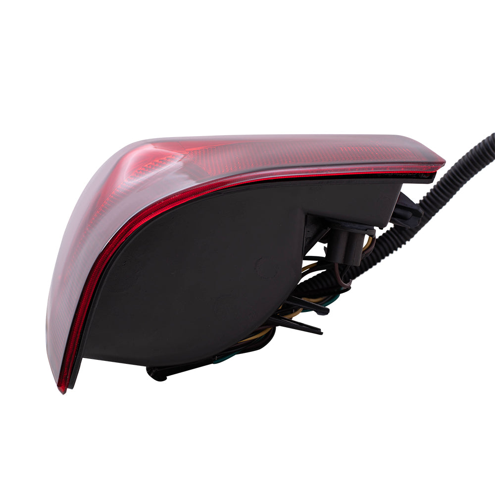 Brock Replacement Driver and Passenger Set Tail Lights Compatible with 2007-2013 Avalanche Pickup Truck 22739263 22739264