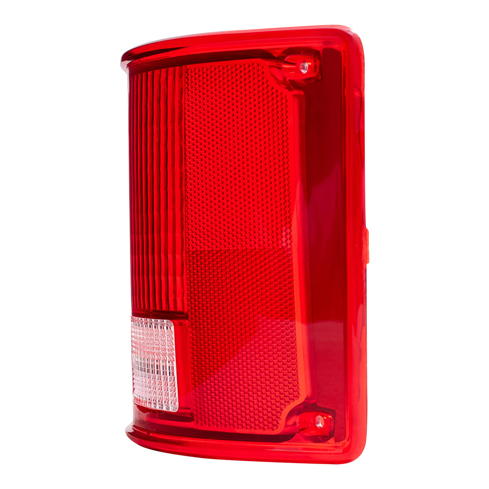 Brock Replacement Driver and Passenger Set Tail Lights Lens Compatible with 1973-1991 Blazer Suburban Jimmy Pickup Truck 5965775 5965776