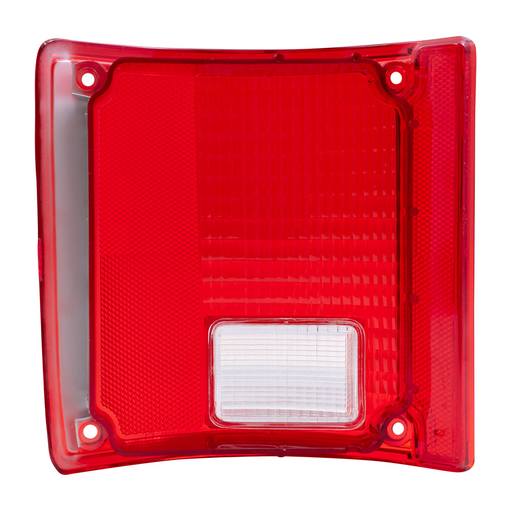 Brock Replacement Passenger Tail Light Lens Compatible with 1973-1991 Blazer Suburban Jimmy Pickup Truck 5965776