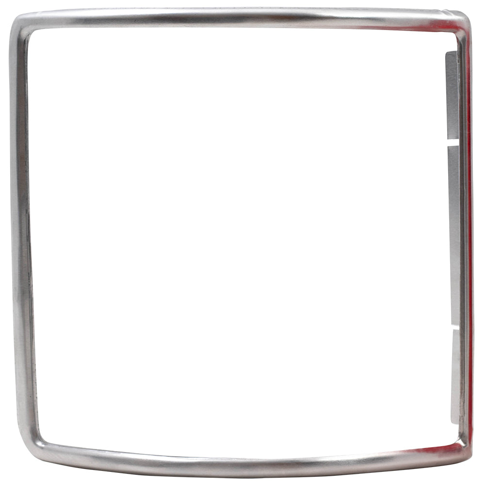 Brock Replacement Driver Tail Light Lens with Chrome Trim Compatible with 73-91 C/K Pickup Truck 5968329