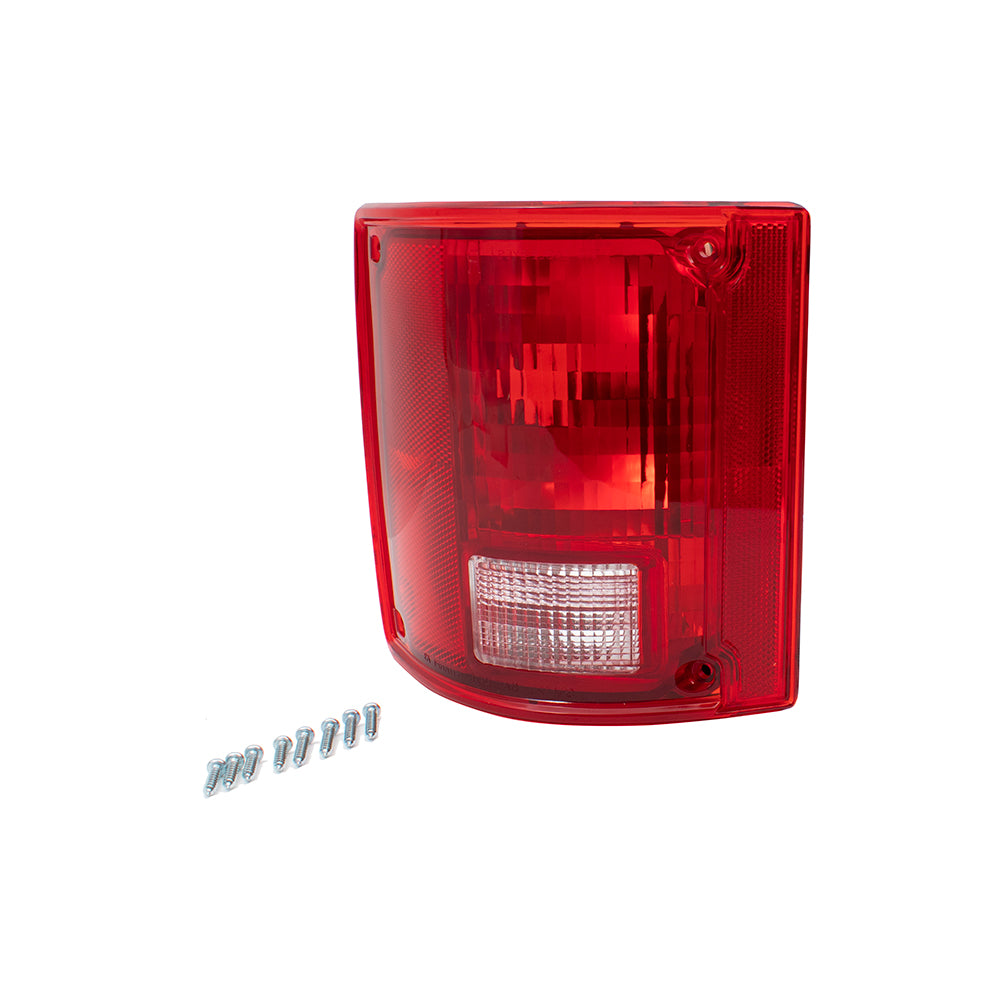 Brock Replacement Driver Tail Light Compatible with 1973-1991 Blazer Suburban Jimmy Pickup Truck 5965771