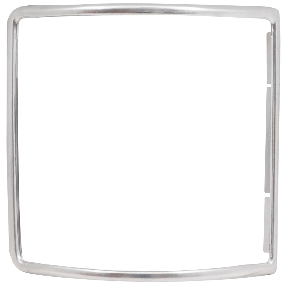 Brock Replacement Driver and Passenger Set Tail Lights with Chrome Trim Compatible with 73-91 Pickup Truck SUV 5965771 5965772