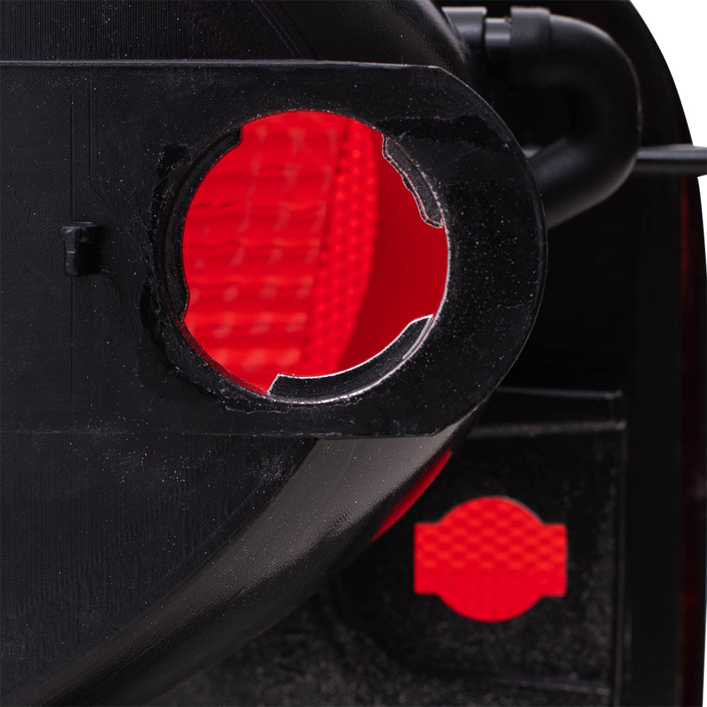 Brock Replacement Driver Side Tail Light Unit with Black Edge Compatible with 1994-2004 S10, 94-04 Sonoma and 96-00 Hombre 5978195