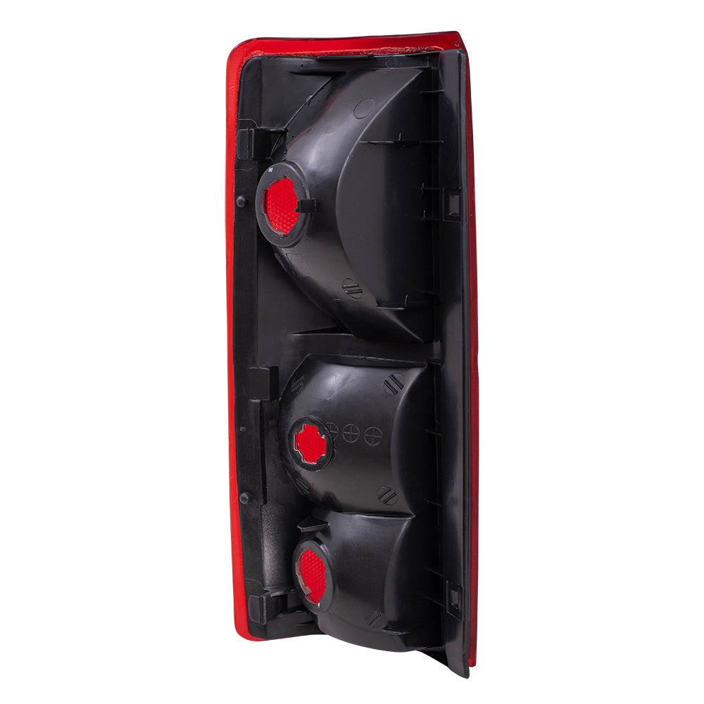 Brock Replacement Driver and Passenger Set Tail Lights Compatible with 1985-2005 Astro Safari Van 5978023 5978024