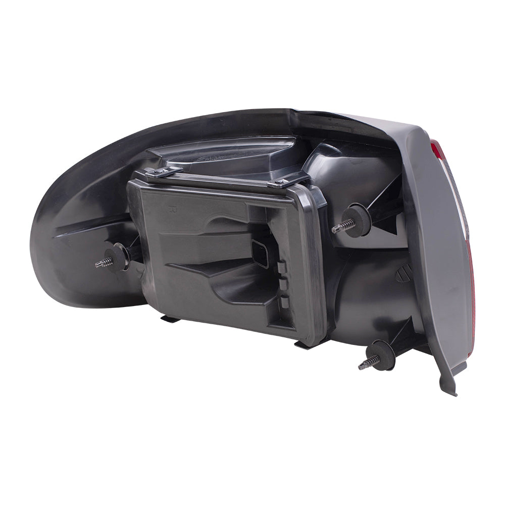 Brock Replacement Driver and Passenger Side Tail Light Assemblies with Circuit Board Quarter Mounted Compatible with 1997-2003 Malibu 15894727 15894726