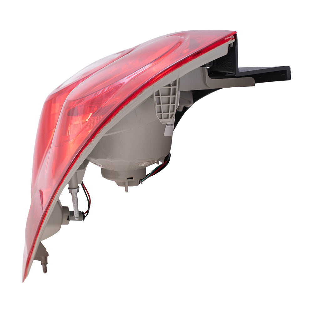 Brock Tail Lights Set fits 2010-2015 Chevrolet Equinox Pair Taillamps Lens w/ Housing