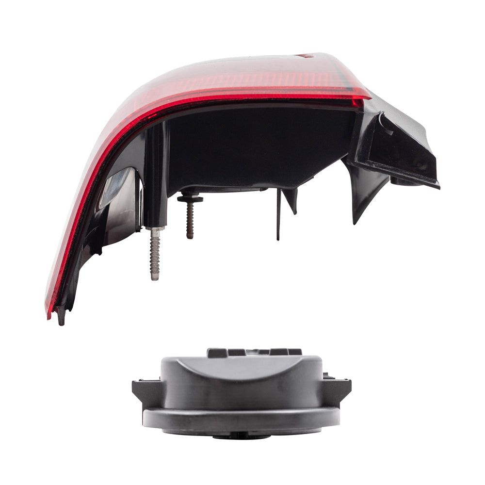 Brock Replacement Driver Tail Light Lens with Circuit Board Assembly Compatible with 1997-2005 Venture 10353279 12335926