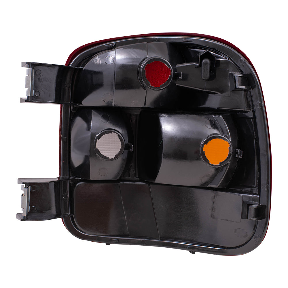 Brock Replacement Driver Tail Light Compatible with 1999-2003 Silverado Sierra 1500 Stepside Pickup Truck 19169012