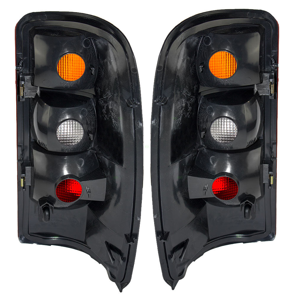 Brock Replacement Tail Lights with 3rd Brake Light Compatible with 2000-2003 Tahoe