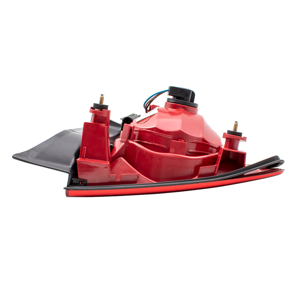 Brock Replacement Driver and Passenger Set Tail Lights with Red Lens Compatible with 2008-2012 Malibu 20914363 20914364