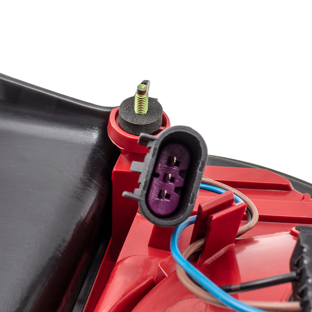 Brock Replacement Driver Tail Light with Red Lens Compatible with 2008-2012 Malibu 20914363