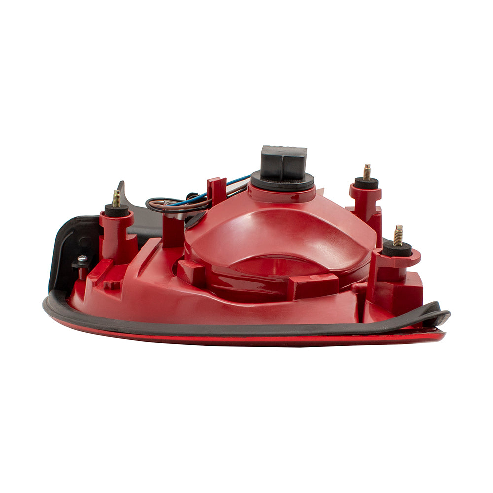 Brock Replacement Passenger Tail Light with Red Lens Compatible with 2008-2012 Malibu 20914364