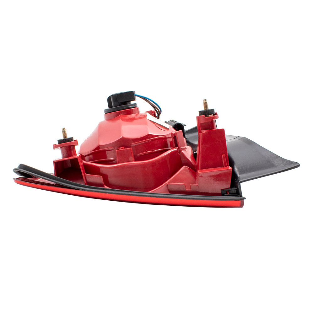 Brock Replacement Passenger Tail Light with Red Lens Compatible with 2008-2012 Malibu 20914364