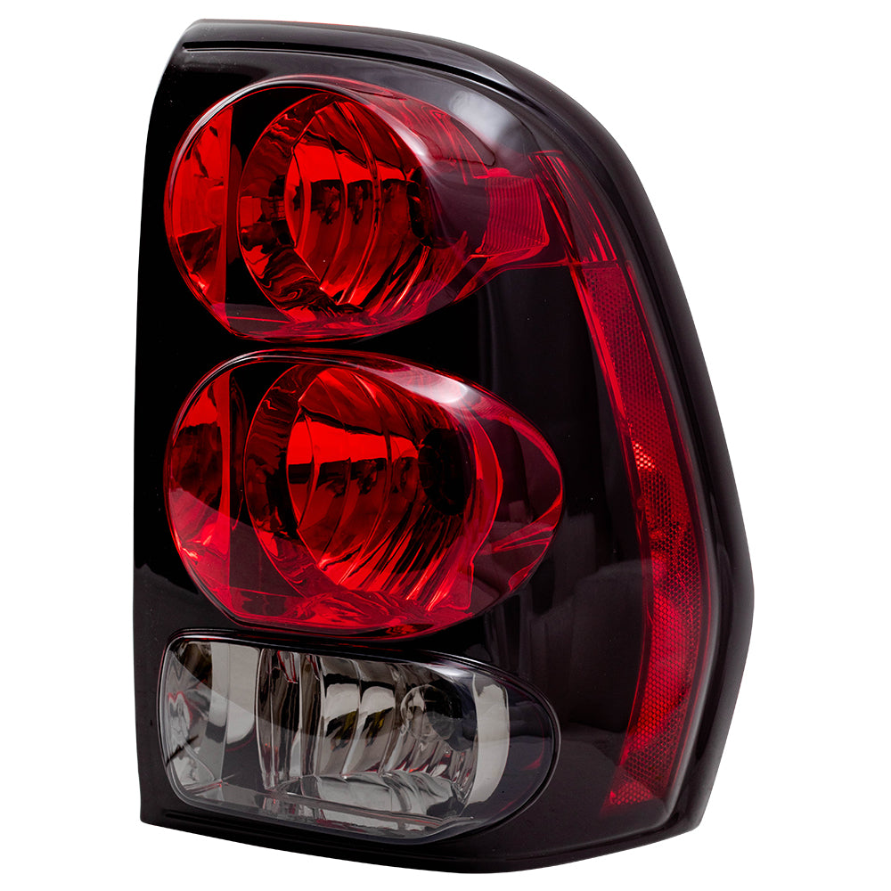 Brock Replacement Passenger Right Tail Light Assembly Compatible With 2002-2009 Chevy Trailblazer