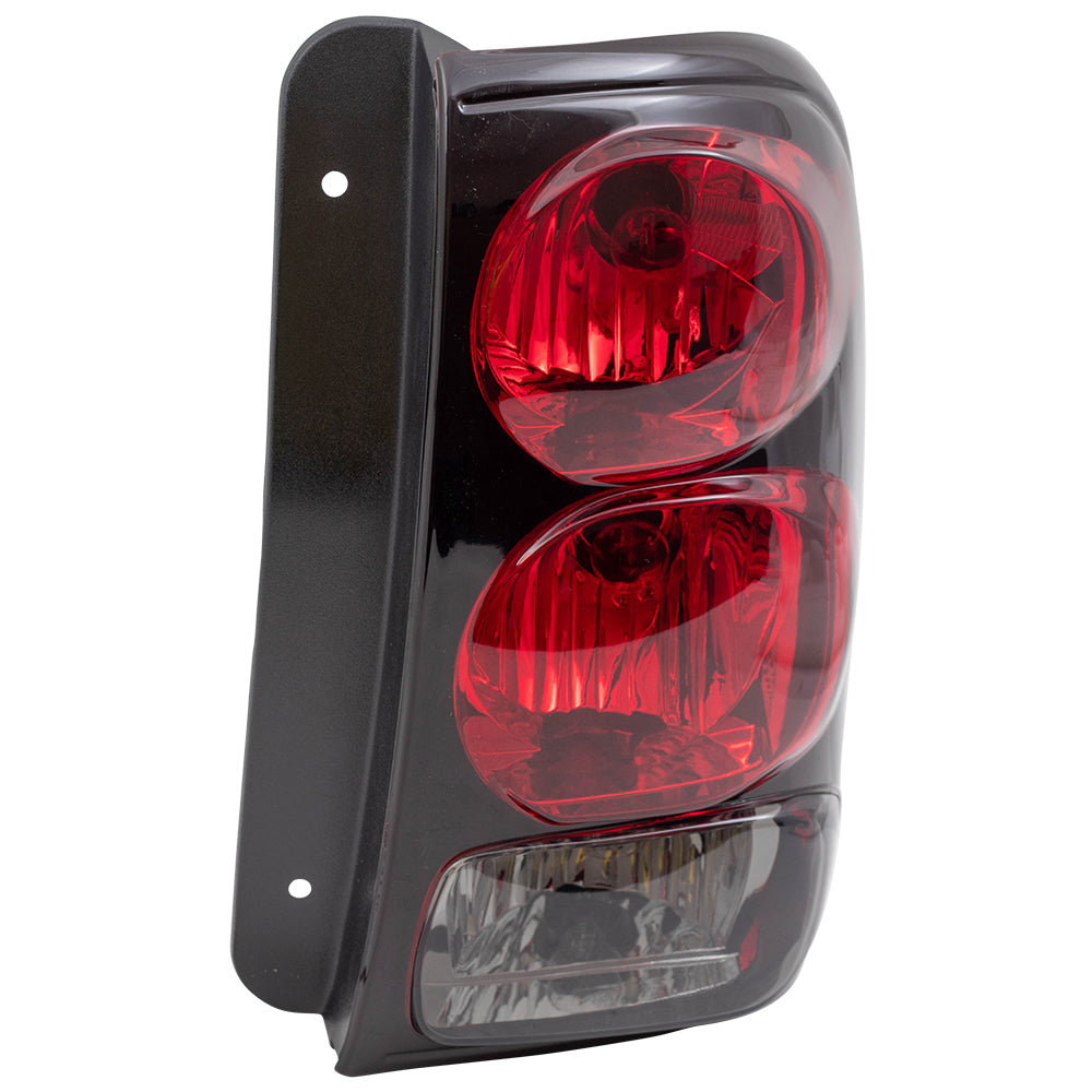 Brock Replacement Passenger Right Tail Light Assembly Compatible With 2002-2009 Chevy Trailblazer