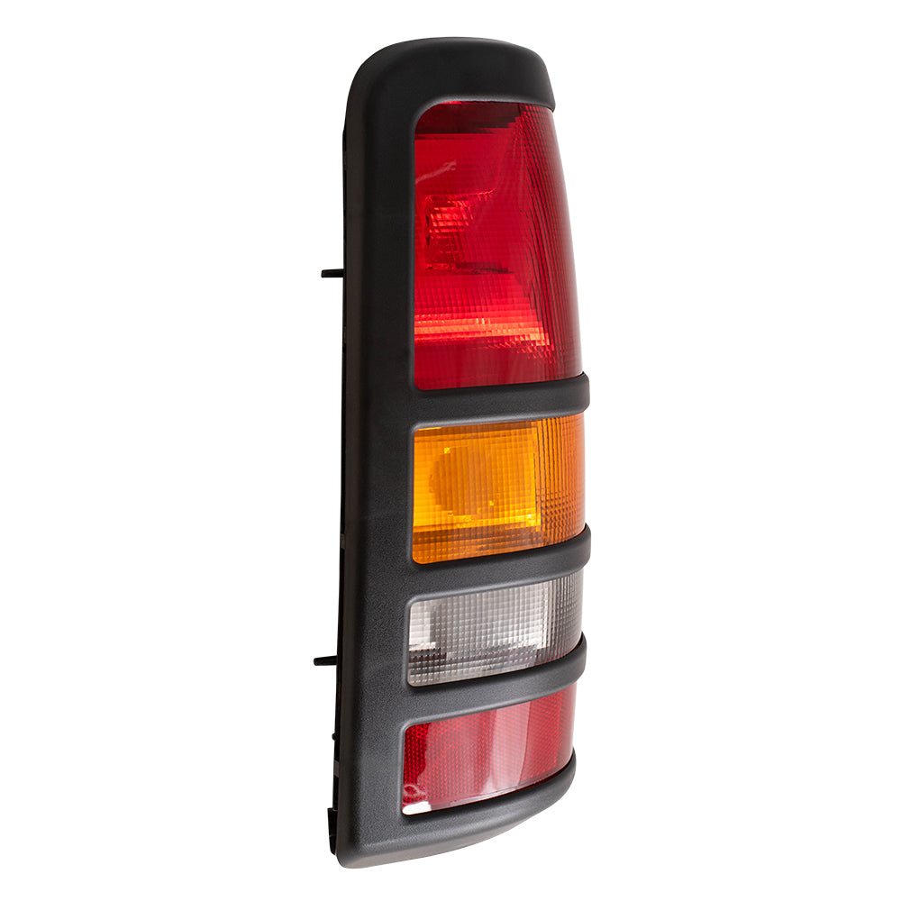 Brock Replacement Driver Tail Light Compatible with 2001-2003 Silverado Sierra 3500 Fleetside Pickup Truck 19169019