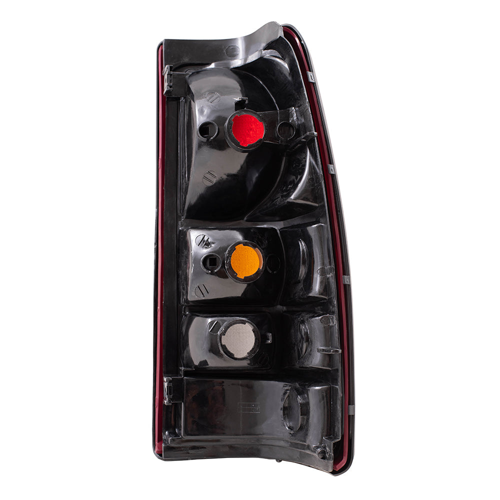 Brock Replacement Driver Tail Light Compatible with 2001-2003 Silverado Sierra 3500 Fleetside Pickup Truck 19169019