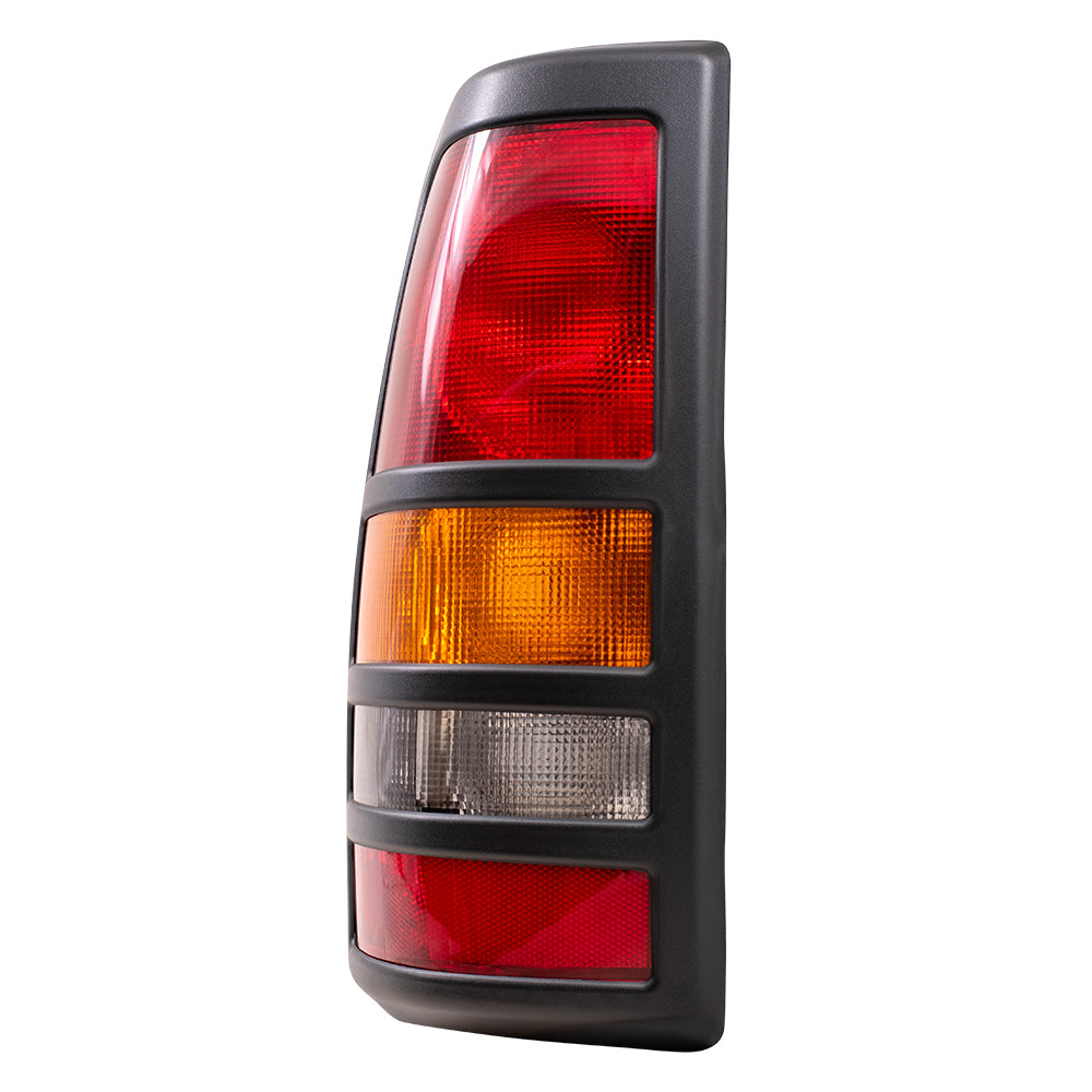 Brock Replacement Driver Tail Light Compatible with 2001-2003 Silverado Sierra 3500 Fleetside Pickup Truck 19169019