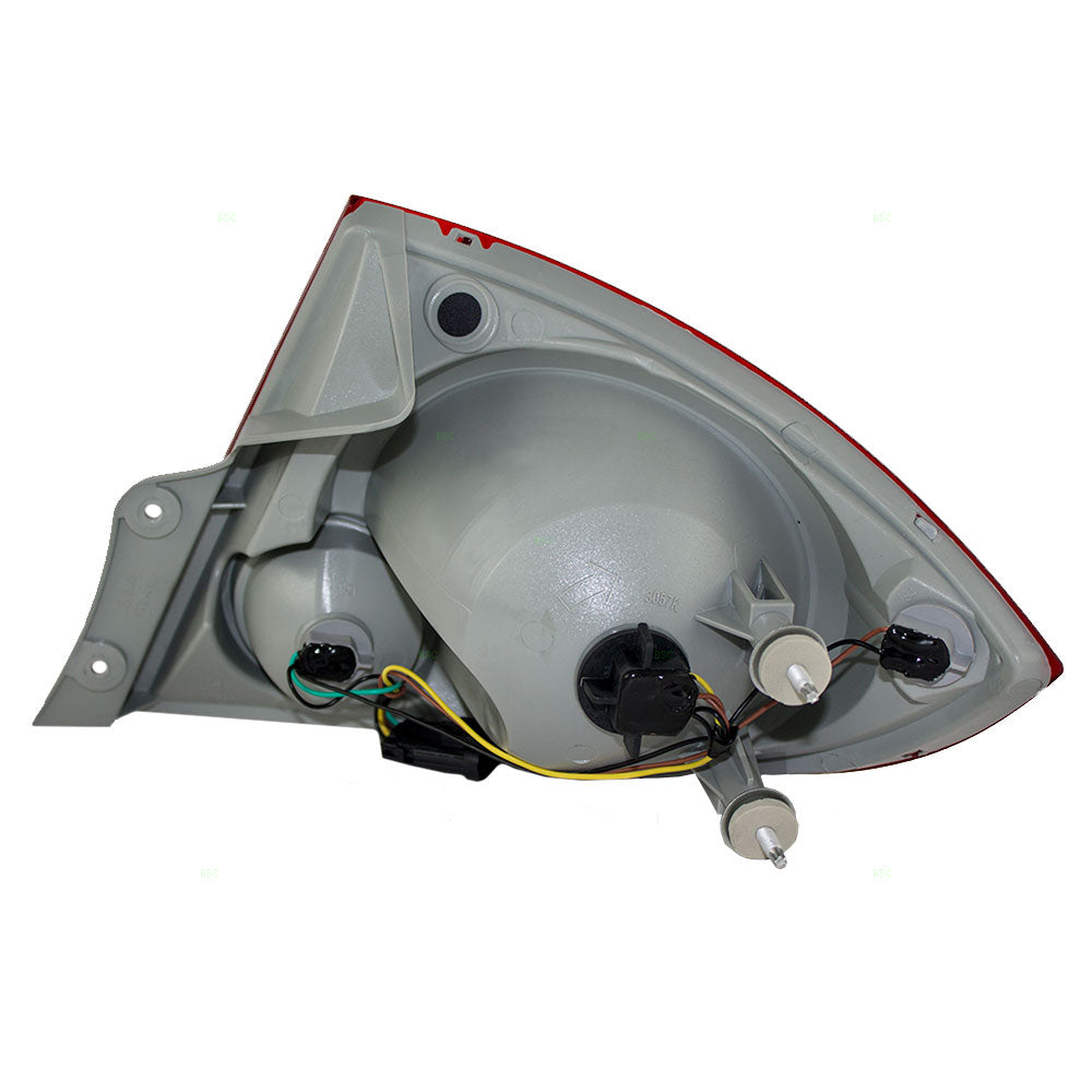 Brock Replacement Driver Tail Light Compatible with 2005-2010 Cobalt Sedan 25823649