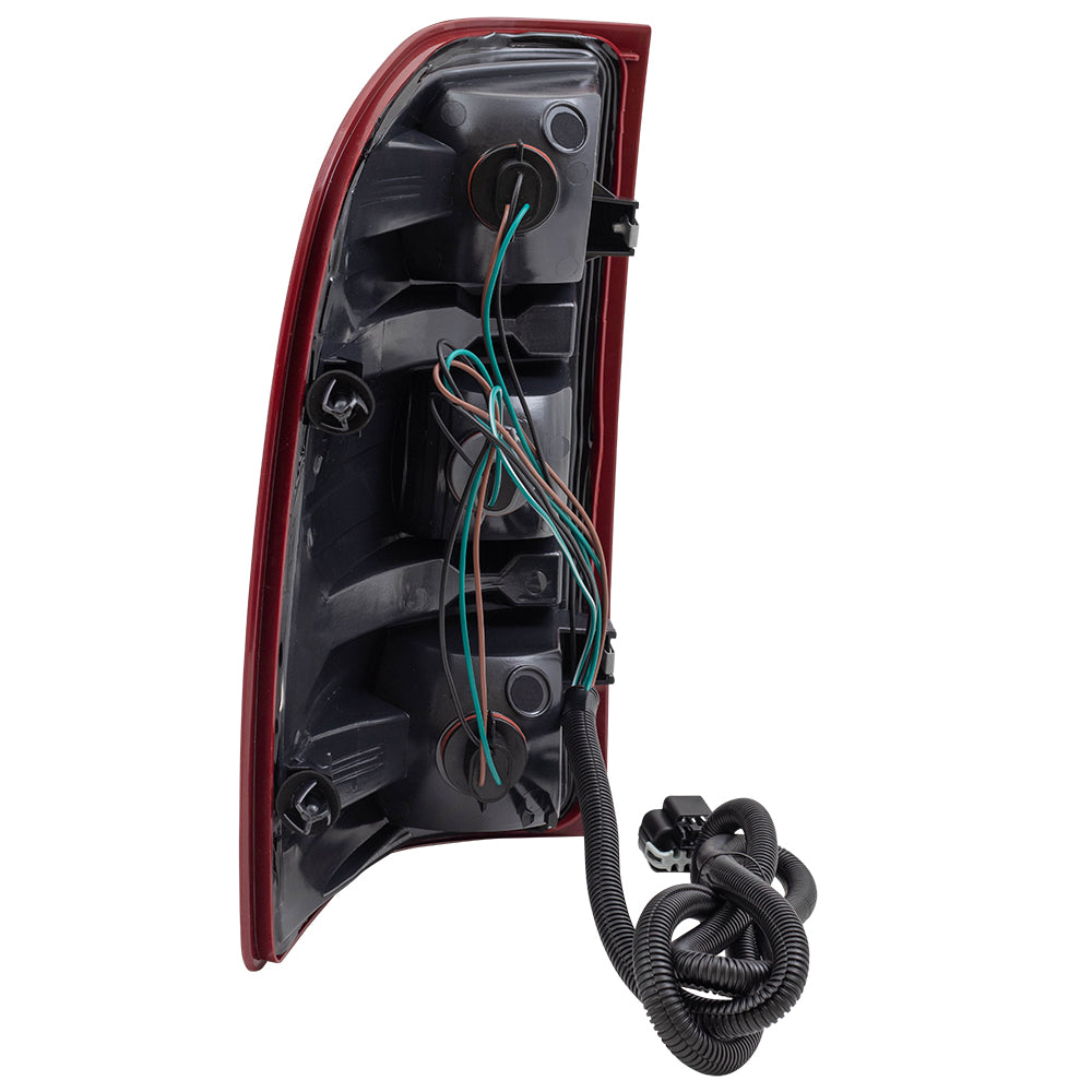 Brock Replacement Driver and Passenger Side Tail Light Assemblies Compatible with 25958482 25958483