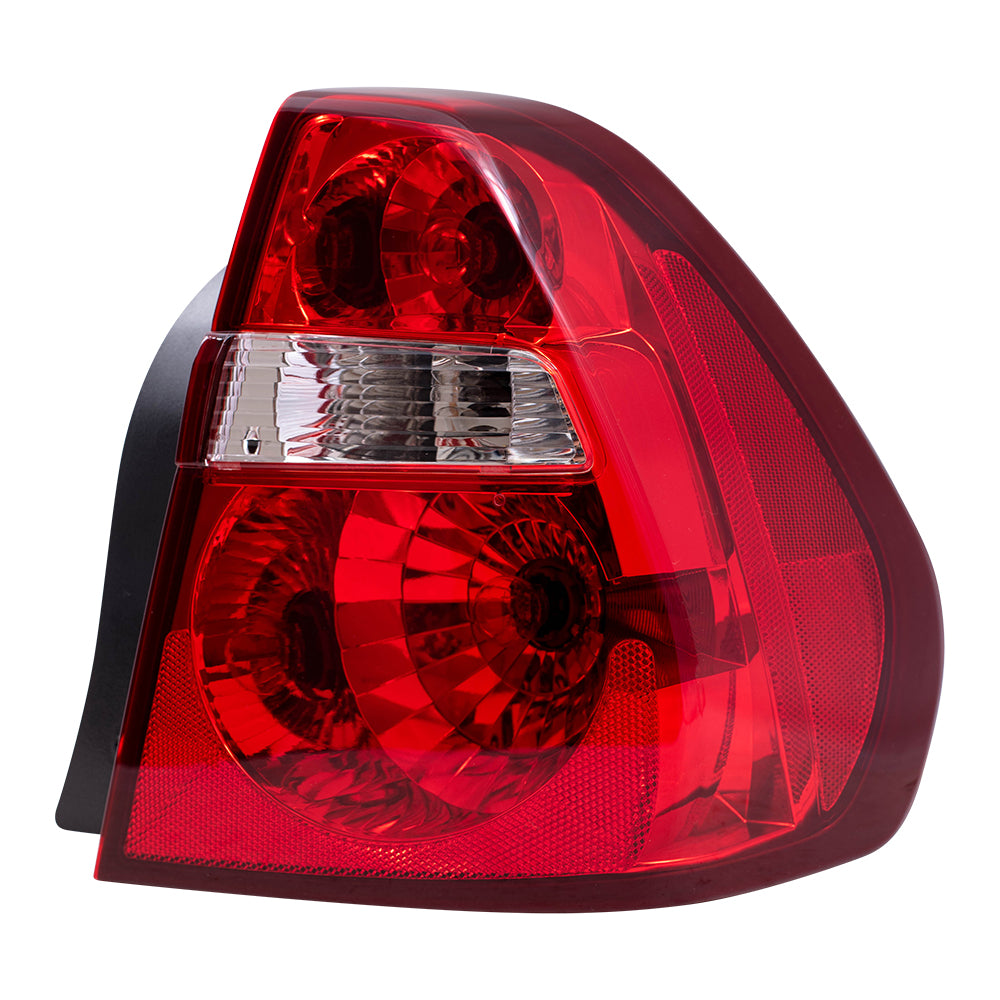 Brock Replacement Driver and Passenger Set Tail Lights Compatible with 2004-2007 Malibu 2008 Malibu Classic 15868494 15868493