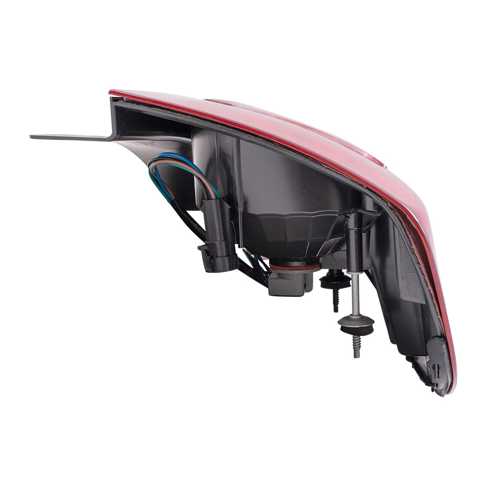 Brock Replacement Driver and Passenger Set Tail Lights Compatible with 2004-2007 Malibu 2008 Malibu Classic 15868494 15868493