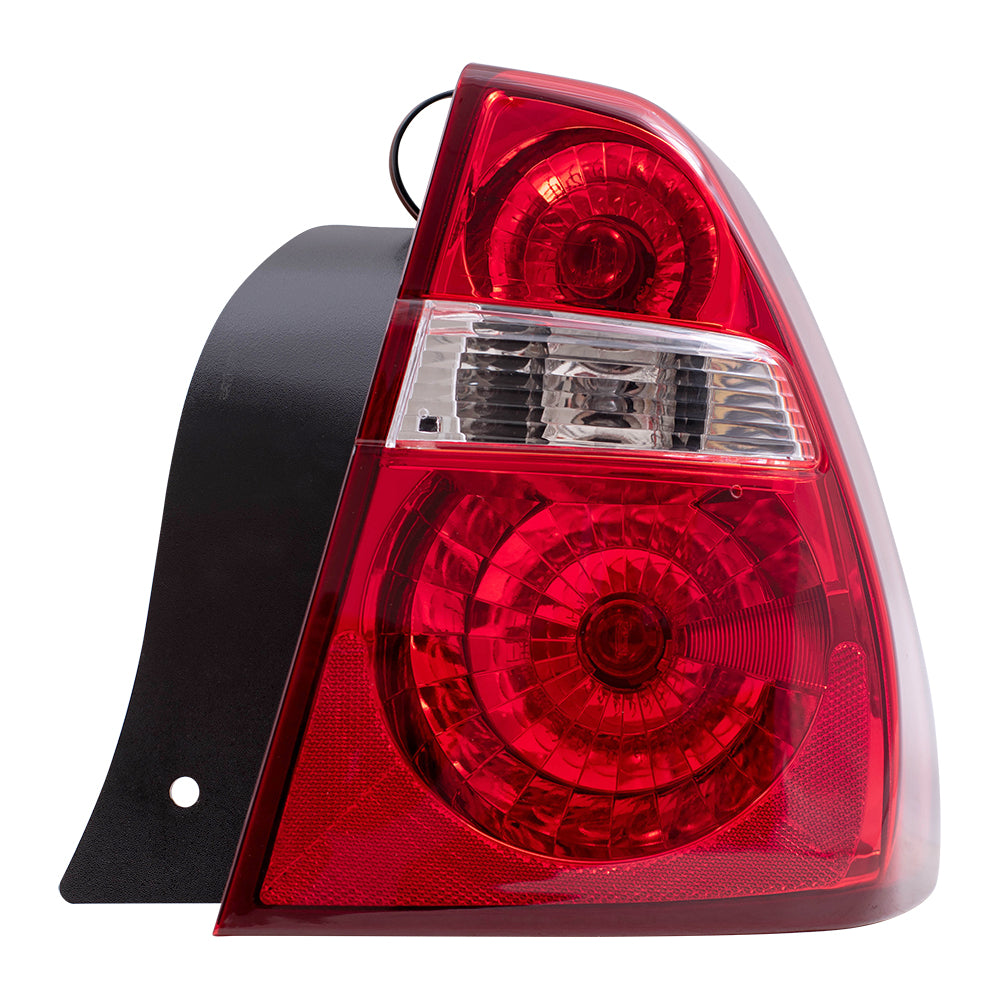 Brock Replacement Driver and Passenger Set Tail Lights Compatible with 2004-2007 Malibu 2008 Malibu Classic 15868494 15868493