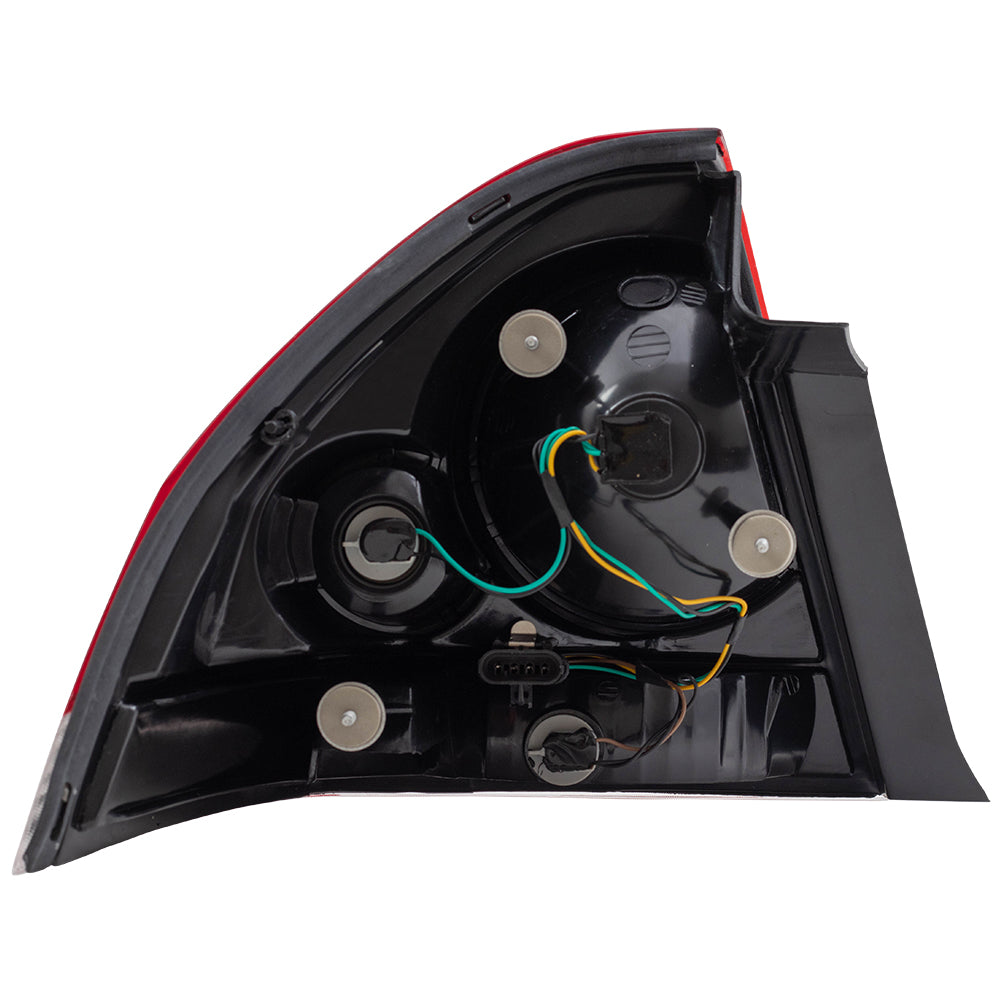 Brock Aftermarket Driver Left Passenger Right Tail Light Assembly Set Compatible with 2006-2013 Chevy Impala