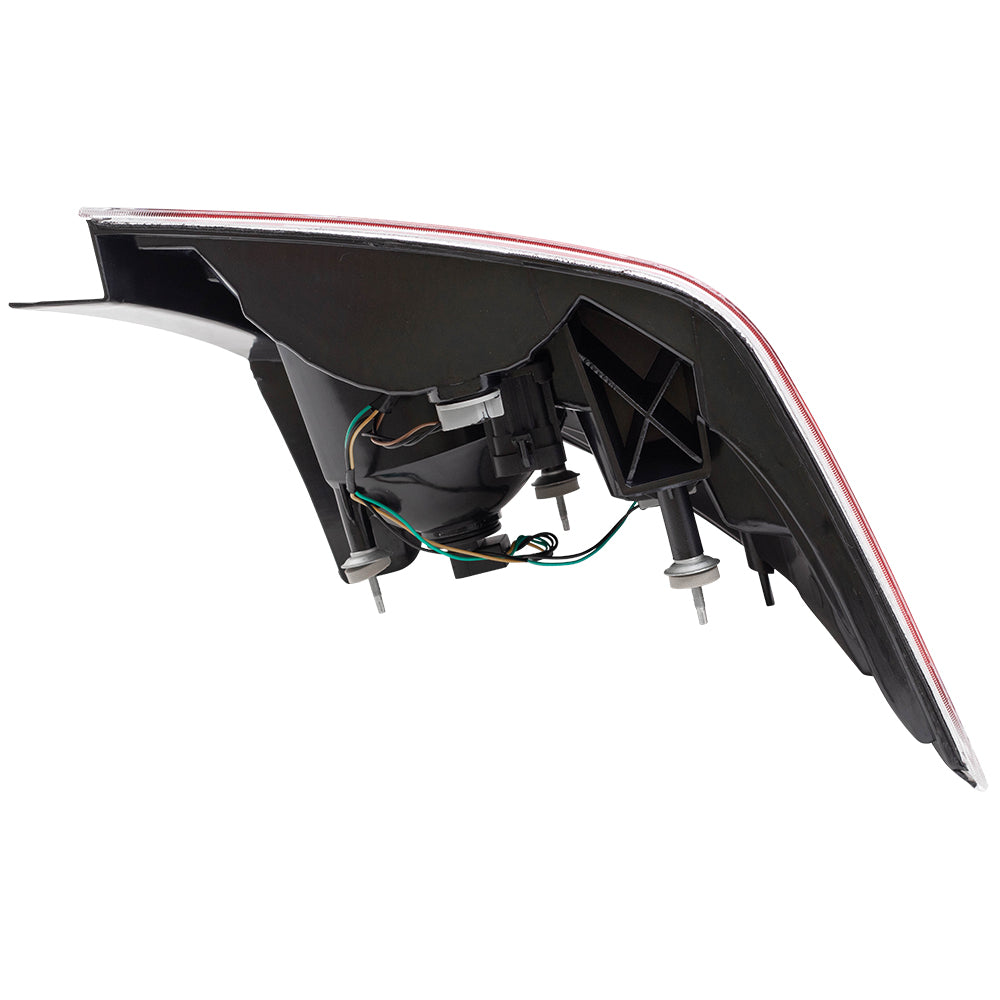 Brock Aftermarket Driver Left Passenger Right Tail Light Assembly Set Compatible with 2006-2013 Chevy Impala