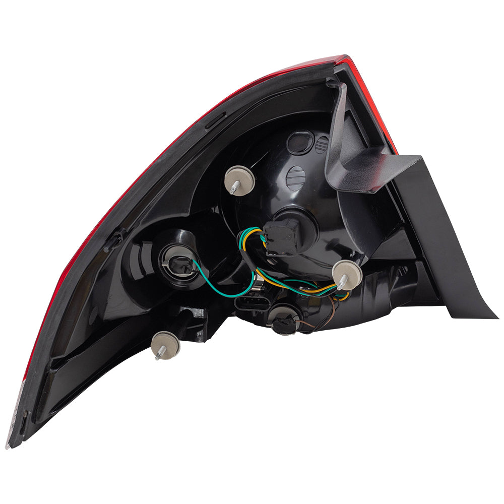 Brock Aftermarket Driver Left Passenger Right Tail Light Assembly Set Compatible with 2006-2013 Chevy Impala