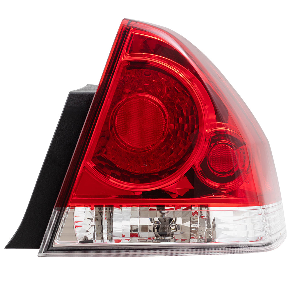 Brock Aftermarket Passenger Right Tail Light Assembly Compatible with 2006-2013 Chevy Impala