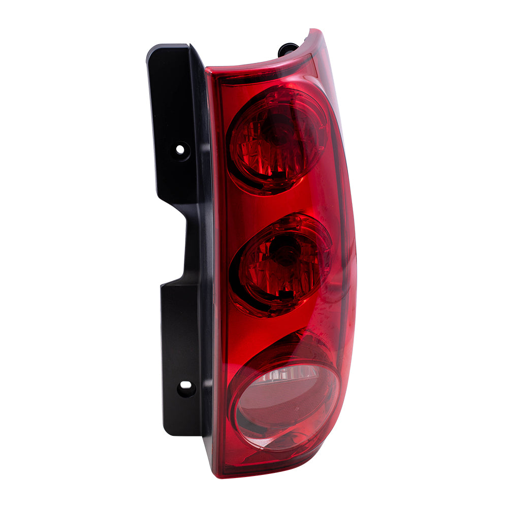 Brock Replacement Passenger Tail Light Lens Compatible with 2007-2014 Yukon 25975976