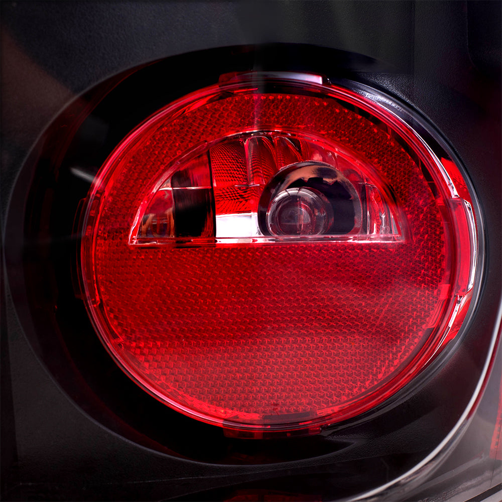 Brock Replacement Driver and Passenger Set Tail Lights with Black Bezels Compatible with 2007-2014 Yukon Denali 25975977 25975978