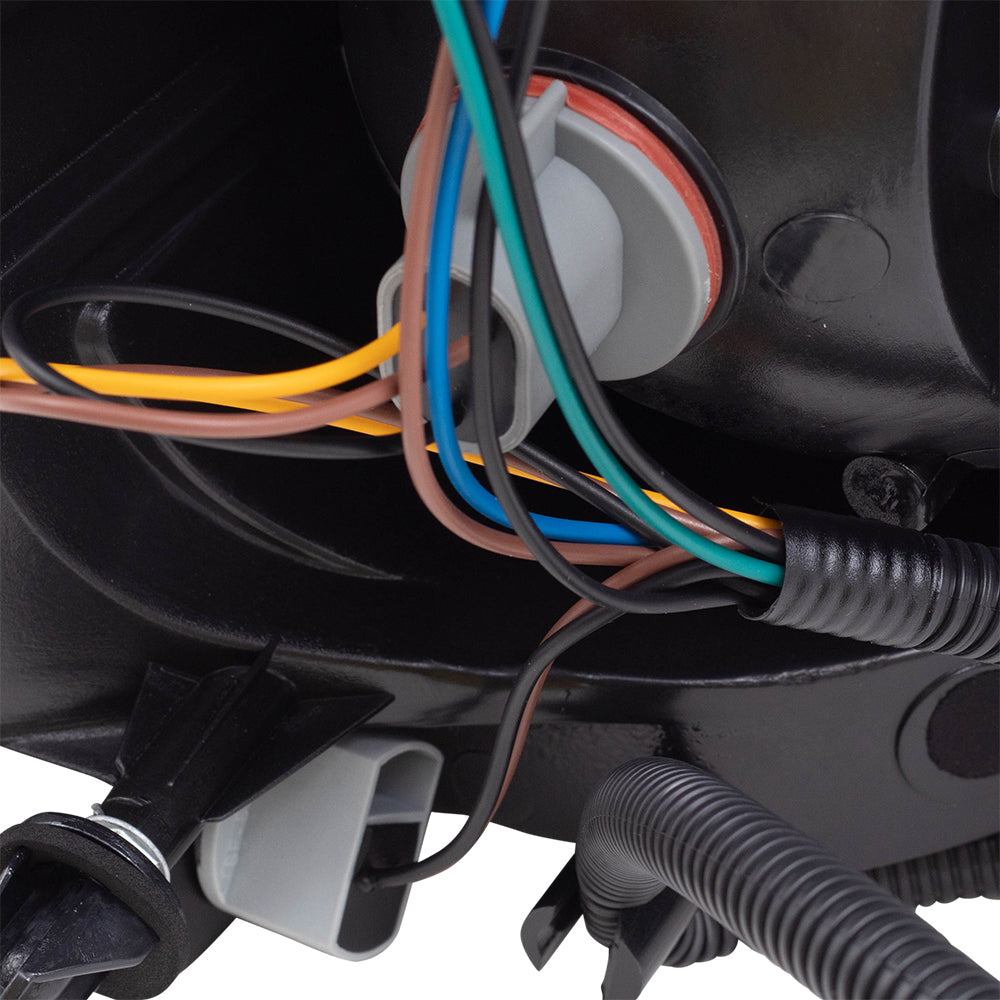 Brock Replacement Driver and Passenger Side Tail Light Assemblies without Hybrid Transmission Compatible with 2007-2014 Chevy Tahoe