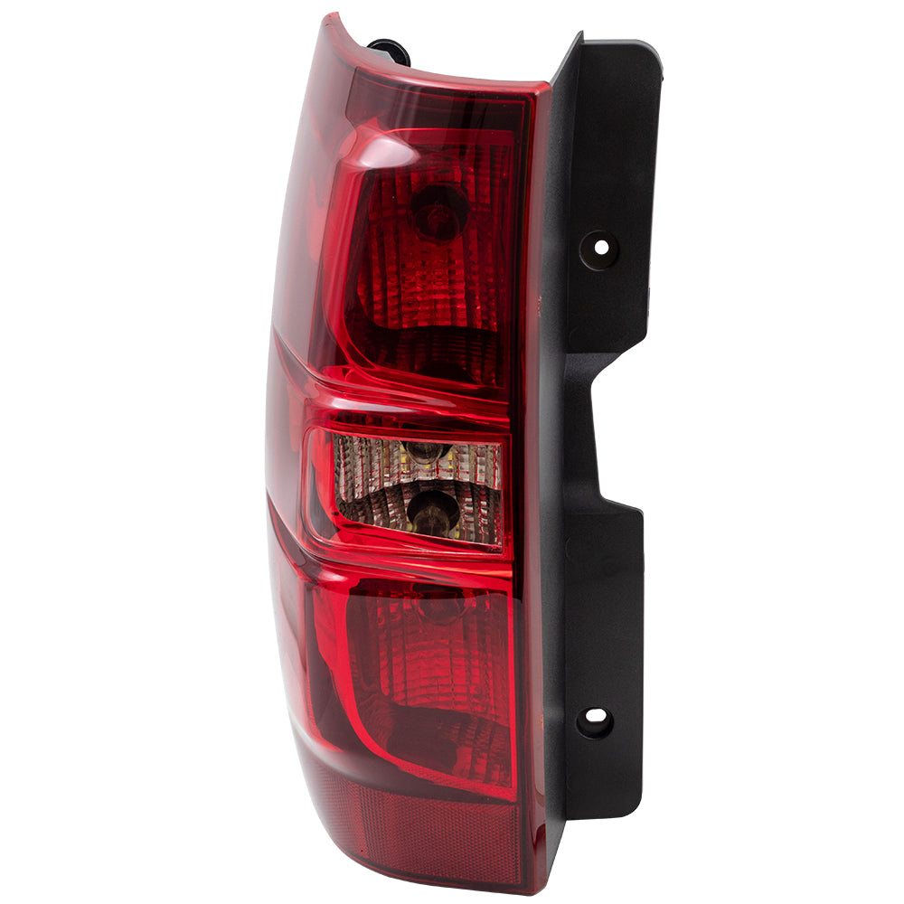 Brock Replacement Driver Side Tail Light Assembly without Hybrid Transmission Compatible with 2007-2014 Chevy Tahoe