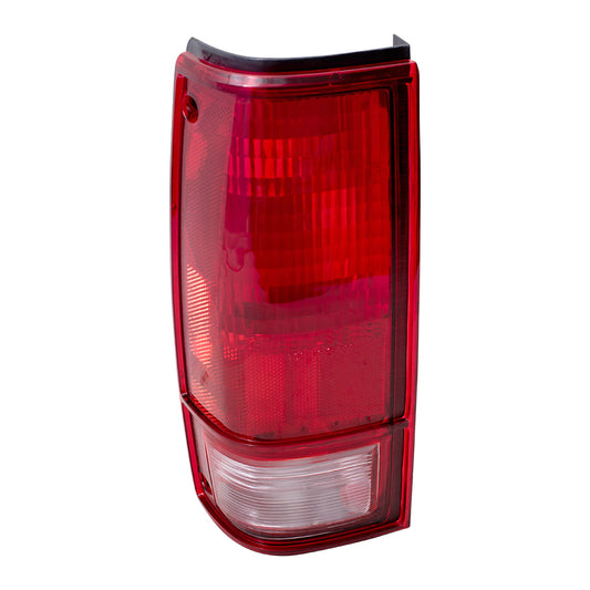 Brock Replacement Driver Tail Light Compatible with 82-93 S10 S15 Sonoma Pickup Truck 915709 2800106
