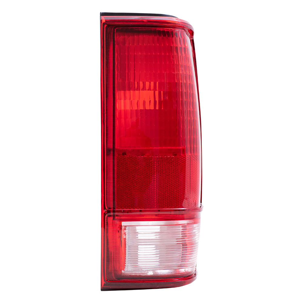 Brock Replacement Passenger Tail Light Lens Compatible with 82-93 S10 S15 Sonoma Pickup Truck 915710